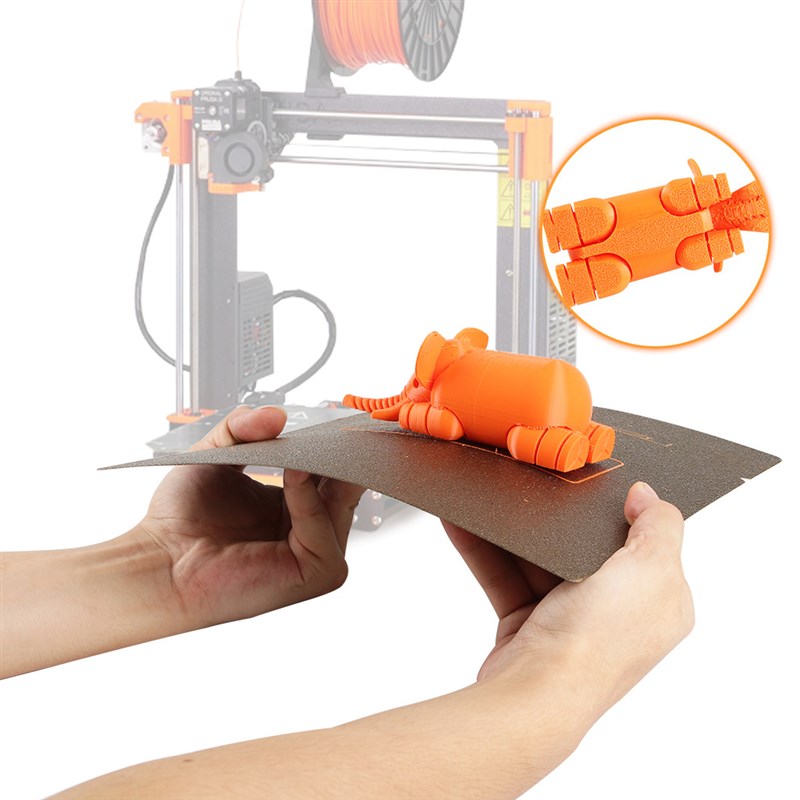 3D打印机配件Prusa i3 MK3/3S MK2.5热床弹性钢板双面PEI纹理图层