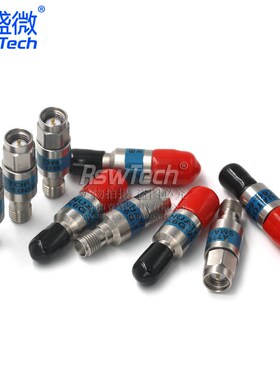 2W同轴固定衰减器 SMA-JK公转母 5/10/20/30DB衰减器 不绣钢 0-6G