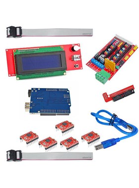 3D打印机套件 2004LCD MEGA2560 R3改进板 RAMPS1.4控制板 A4988