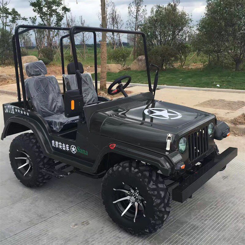 突击车四轮越野车成人越野沙滩摩托车轴传动全地形钢管车电动UTV