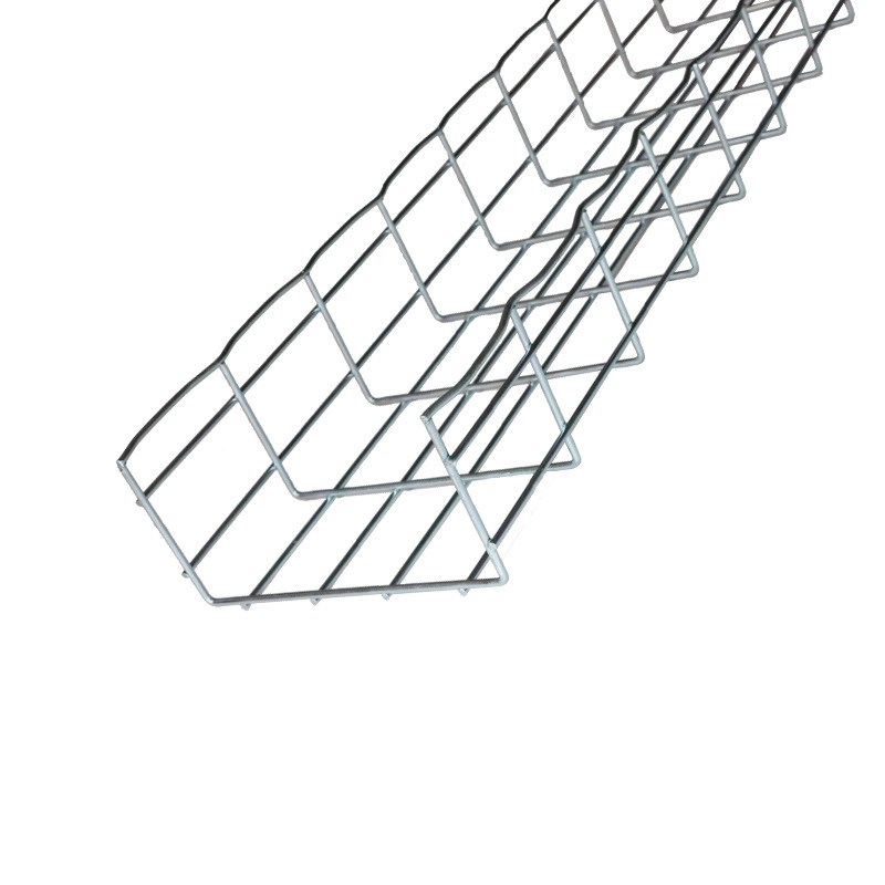 网格桥架 通讯机房镀锌网格电缆支架 200*100电镀锌网格桥架弯边