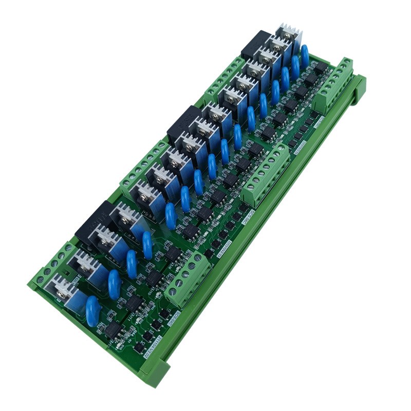 爆款现货16路交流输出大板 继电器模块模组plc功率放大板