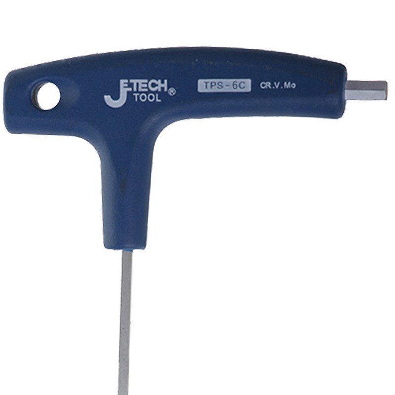 捷科TPS-8C T型平头内六角扳手加长内六方镀铬加硬公制8mm