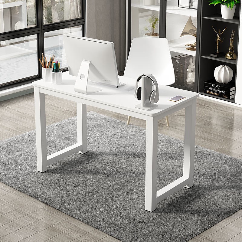 圆角电脑桌台式家用学生学习桌写字台简约书桌长方形卧室办公桌子