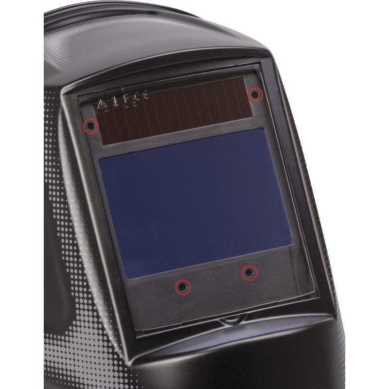 代尔塔101132自动变光电焊头戴焊接面具防烤脸焊帽全脸式烧焊面罩