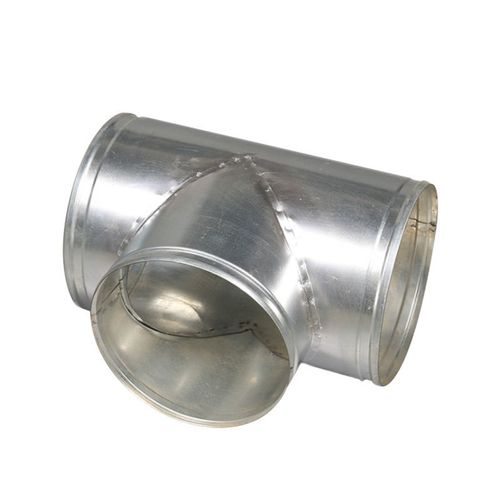 镀锌白铁皮Y型三通风管连接配件异形三通粉尘废气304不锈钢管道厂