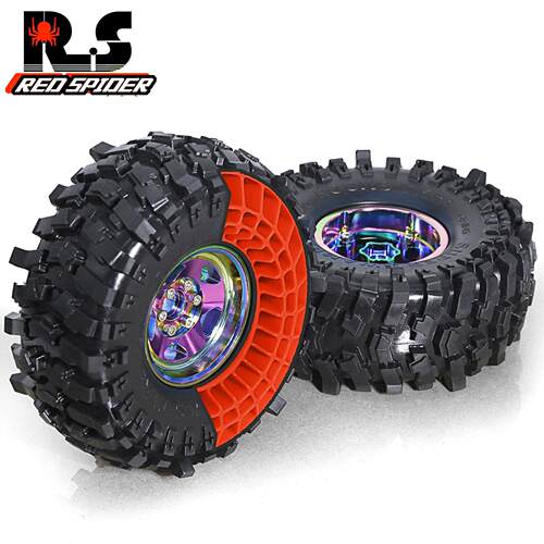 防水1.0寸硅胶内胆轮胎 1/18 1/24 SCX24 Fcx24 Ax24 trx4m攀爬车