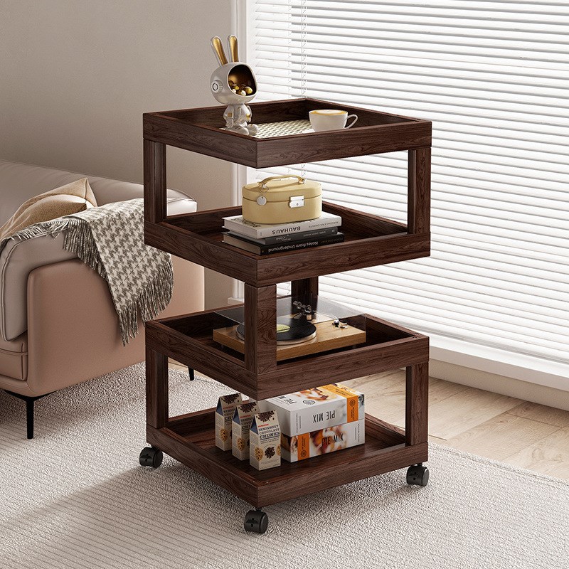 边几沙发边柜全楠竹客厅小茶几简约现代创意小桌子床头柜移动一体