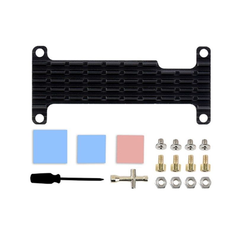 微雪 树莓派 Raspberry Pi Zero 2 W zero专用散热片 铝合金材质