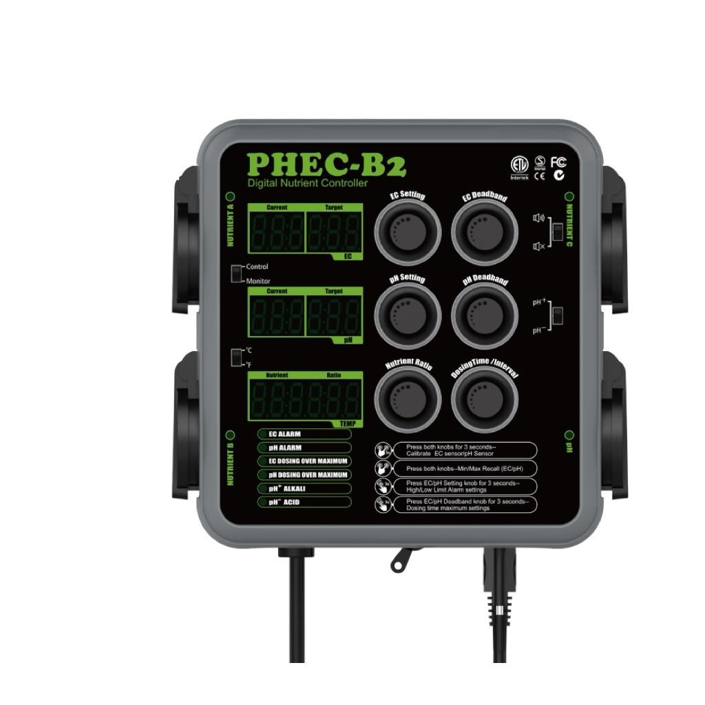 智能PHEC营养液控制器100ml无土栽培大棚种植EC温度传感器带校准