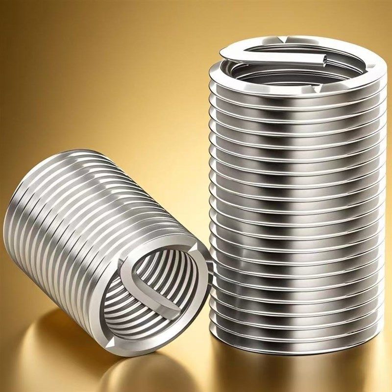 304不锈钢牙套细牙钢丝螺套标准牙螺纹护套螺丝套M1.6M2-M24美制