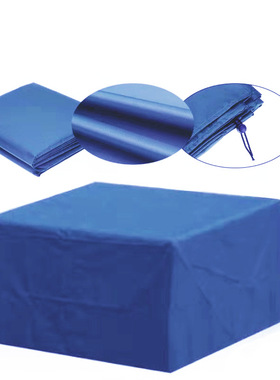 蓝色花园庭院家具罩 烧烤BBQ套户外沙发椅罩防尘防雨防雪防水罩