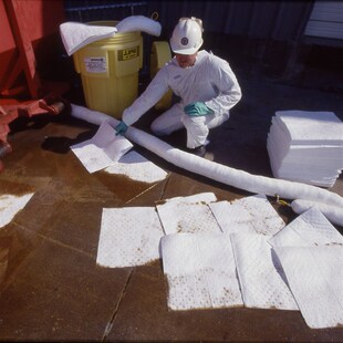 化学品吸附棉条 7.6cm*1.2m吸油围栏 12条/箱 吸油索吸油棉吸油毡