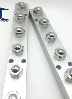 QDK05六角螺栓型BUHL200 400 600钢珠滚轮组件(滚轮向上用)