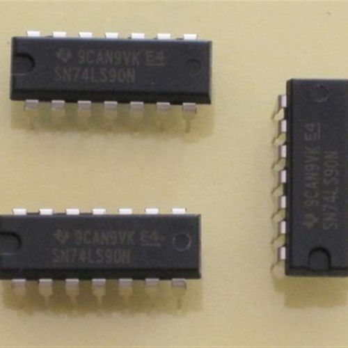 直插 SN74LS90N 可二/五分频十进制计数器 DIP-14