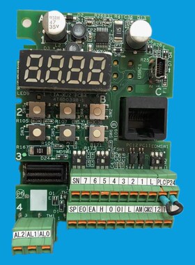 3B313926-3T日立变频器WJ200系5.5-7.5端子控制CPU主板4T600398-1