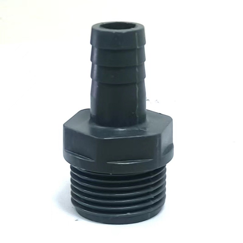 UPVC接头 宝塔带丝外丝 PVC软管直接 软硬快接 塑料宝塔接头 丝口