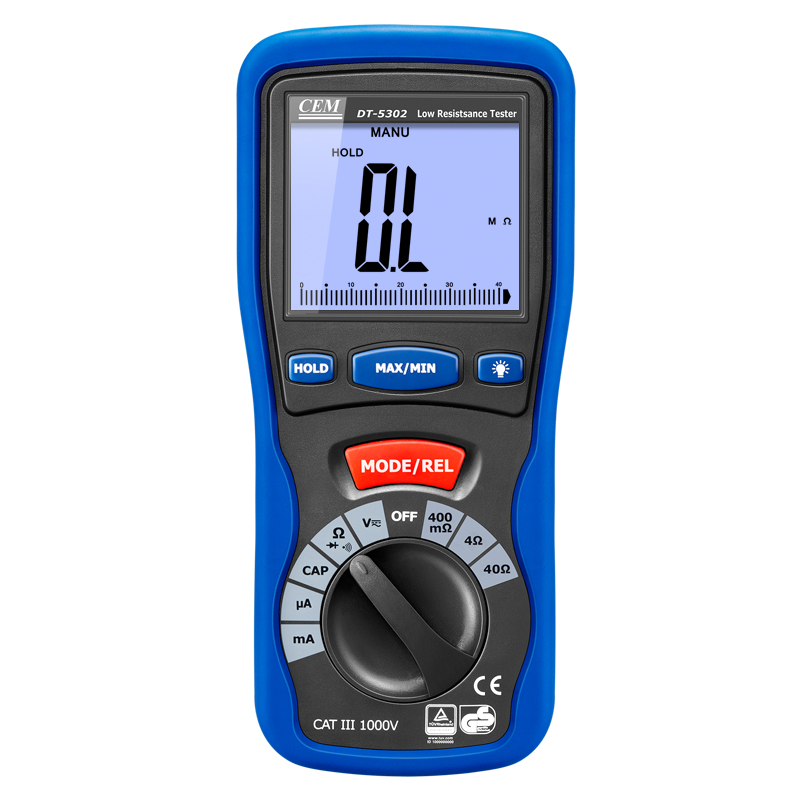 CEM华盛昌DT-5302/5300B/5500便携接地电阻测试仪 接地电阻测试表