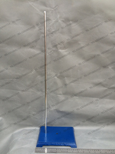 60*长20*宽14 铸铁方座 铁架台 铁台架 滴定架 固定架 蓝色喷漆