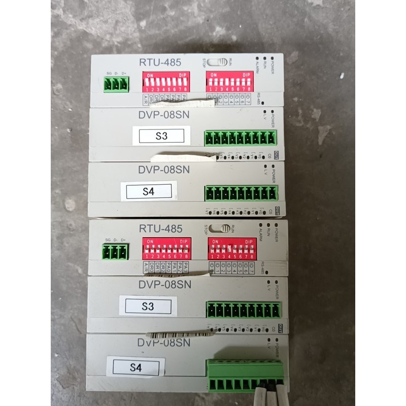 台达PLC模块 RTU-485  DVP08SN  拆机实物