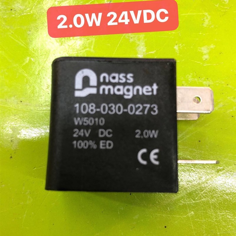 德国NASS magnet电磁阀线圈 108-030-0273  W5010   24V DC  2.0W