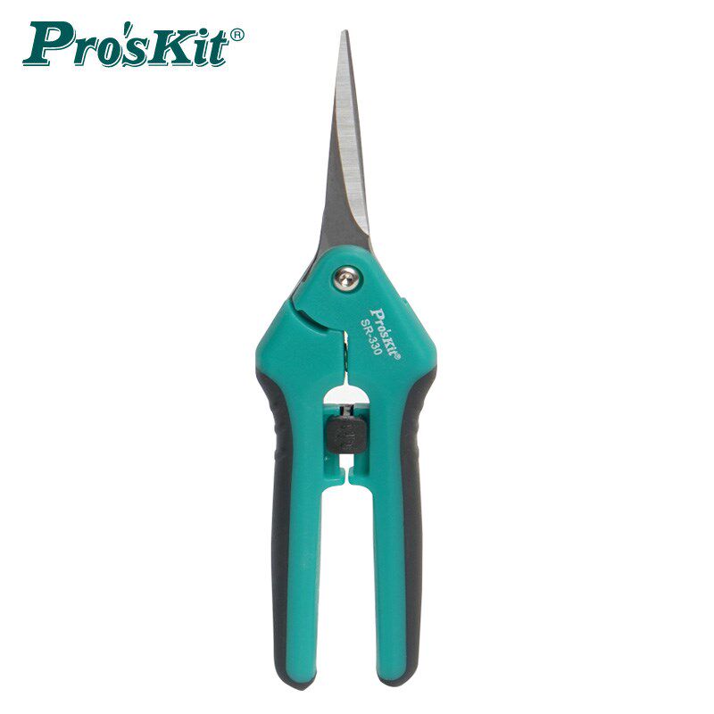 台湾宝工(ProsKit)SR-330 双色不锈钢快利剪 电工剪 园艺剪刀