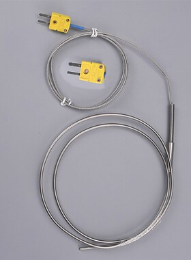 K型长探头铠装热电偶316L材质探针式耐高温900一级精度WRNK-191