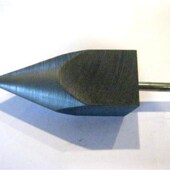 灯工石墨工具 灯工琉璃工具 Graphite 锥形石墨桨 Poker Shaper