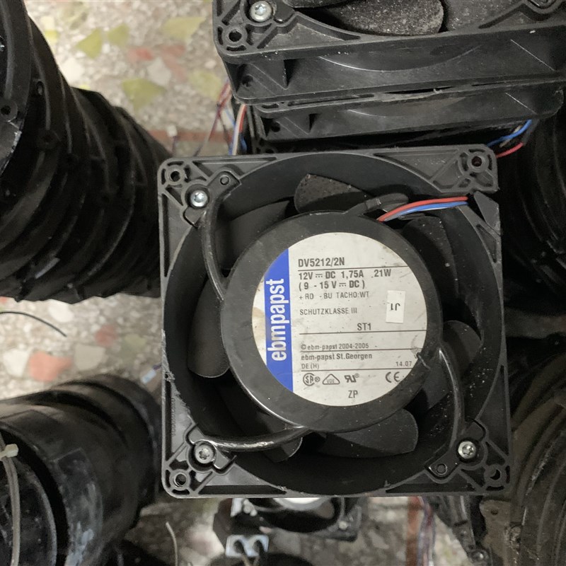 全新原装德国ebmpapst DV5212/2N 12V 21W 12738 变频器散热风扇