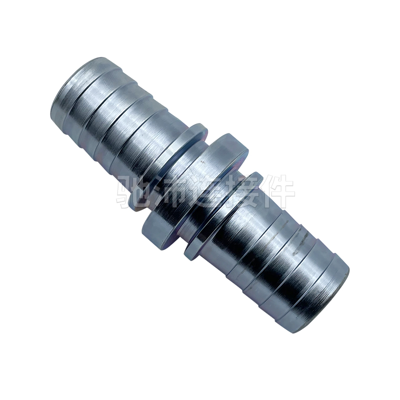 EN14420-5软管连接头管夹管卡抱箍式双节DIN2817碳钢镀锌修补管芯