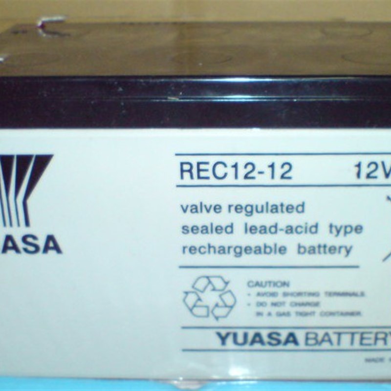 原装YUASA汤浅REC12-12 12V12AH电动车/船舶设备/电子仪器用电池