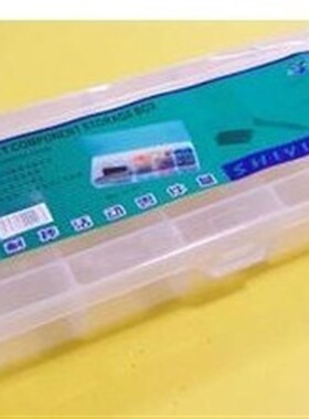 (实益SY) 耐摔零件盒 元件盒 SY-06 透明塑料 拼装型 10格 贴片盒