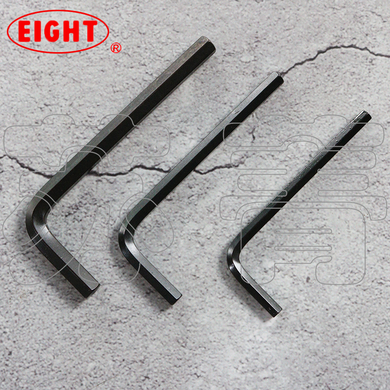 日本原装进口百利EIGHT单根L型平头黑色内六角扳手001系列 公制