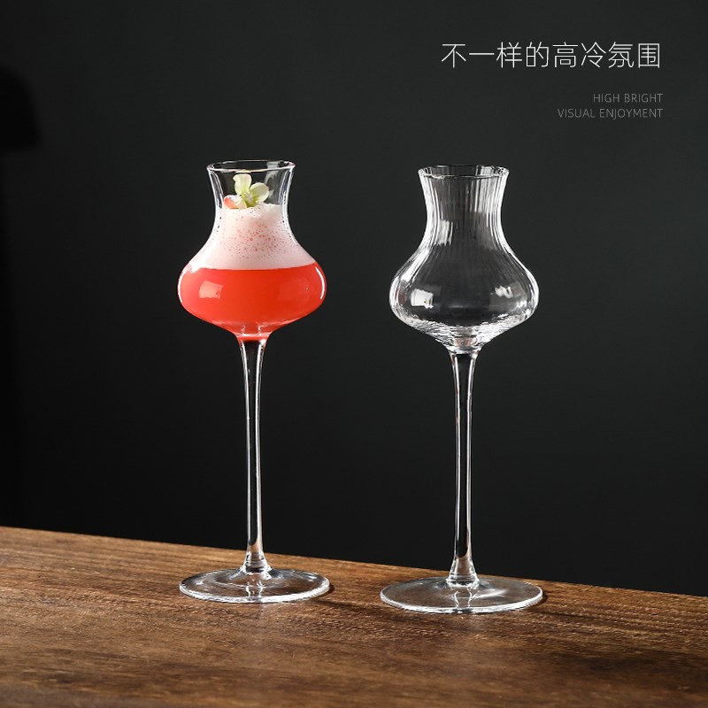 水晶玻璃闻香杯 品鉴会试酒杯 洋酒杯子威忌杯纯饮鸡尾酒高脚杯