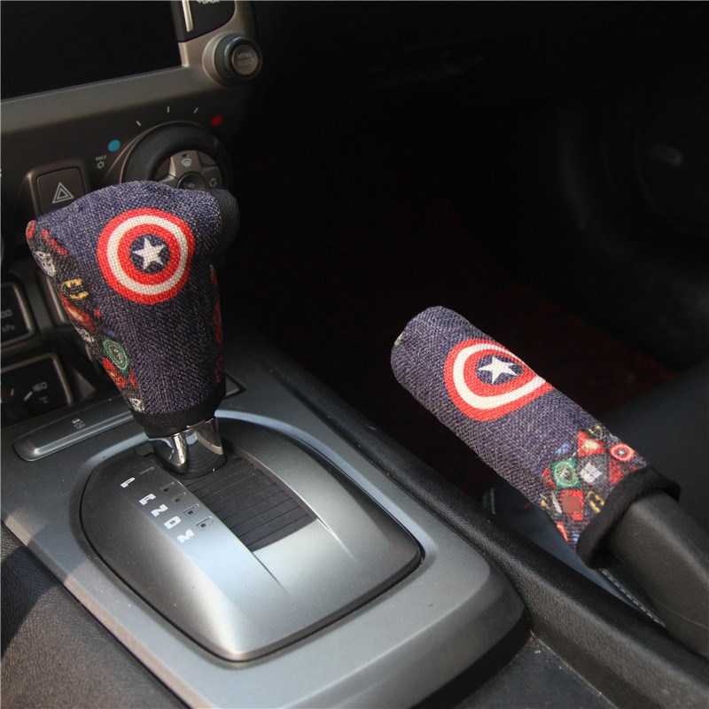 卡通汽车档把手刹套档位套档杆套排挡套手动挡自动挡车内装饰套装