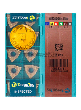 韩国特固克 Taegutec数控刀片 WNMG080404-FG TT5080 加工钛合金