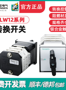 TENGEN天正电气LW12-16转换开关YH3/3电压转换开关D0724/3手动