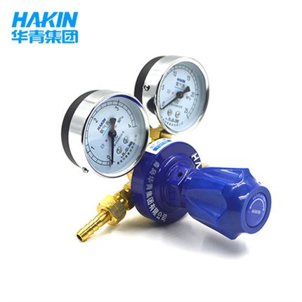 原厂青岛华青氧气减压器/氧气表YQY-08/07型氧气表气瓶减压阀1*25