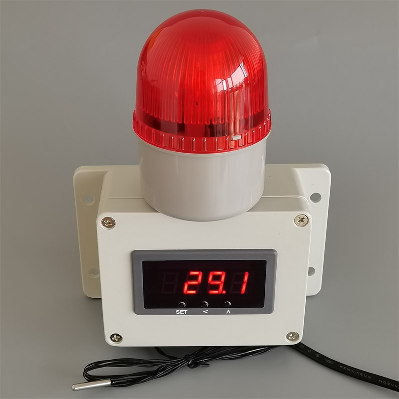 温度报警器智能养殖场冰箱电子显示高低温超温感应水温油温测量仪