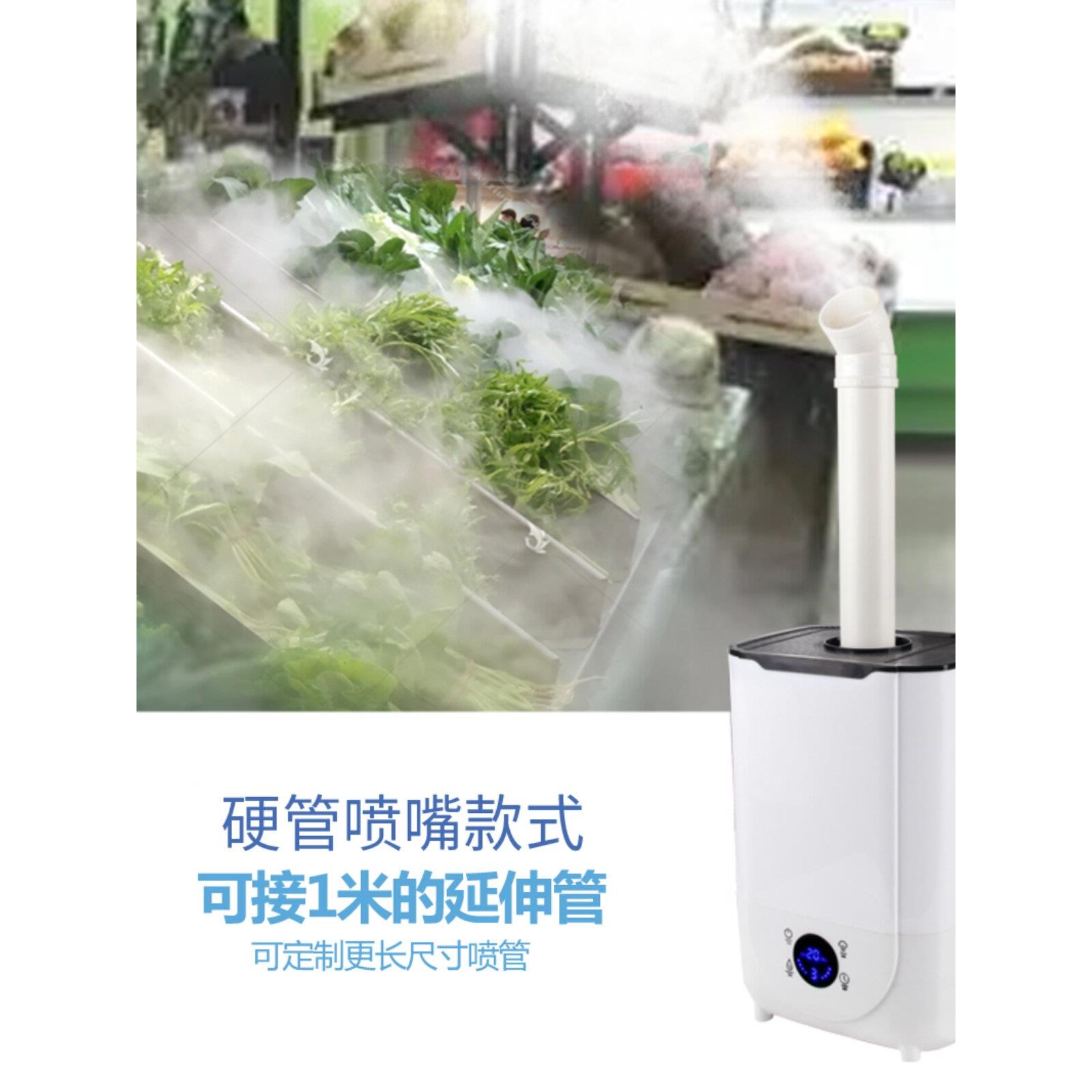 工业家用超声波雾加湿器摊档烧烤火锅店花卉植物甲醛去除空气净化