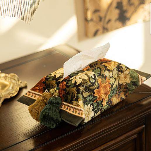 新桌中式纸巾盒布客艺家用面收厅纳餐纸巾盒厅454感花卉抽纸袋c^,收纳整理,纸巾盒,淘宝优惠券,粉丝福利购,淘宝优惠卷