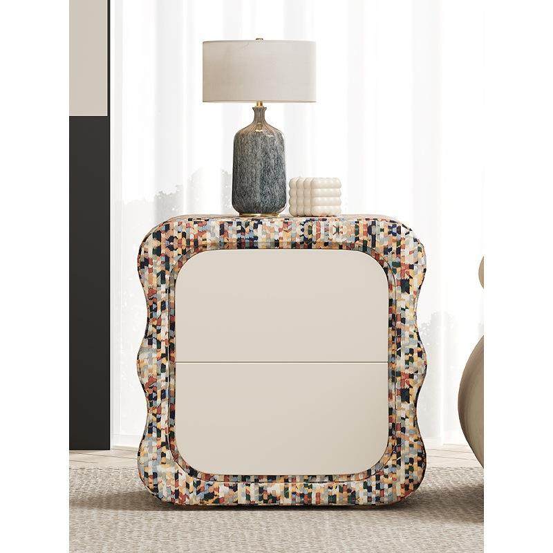 ERD803#意式纳艺术彩虹床头柜现代实木收柜卧室创B意马赛克容BERD,玩具/童车/益智/积木/模型,其它,淘宝优惠券,粉丝福利购,淘宝优惠卷