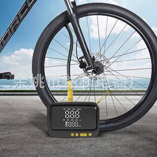 携多能载充气功泵便式汽车自行车轮胎243打车气泵小型数显充气泵