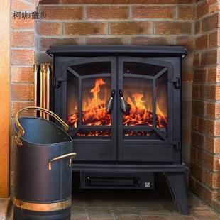美欧式 麦饰热仿真火焰电子壁炉RER取暖器风机室柜内家 壁炉客厅装