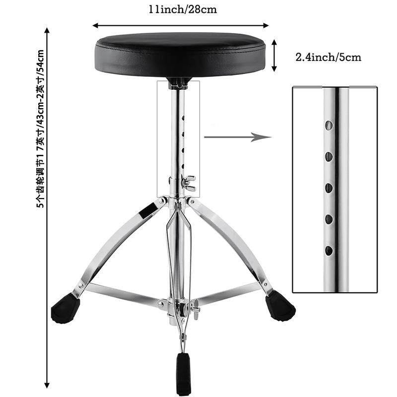 架电子鼓鼓凳爵士鼓乐器子可鼓子高凳IDC度调凳椅成人初学鼓手演