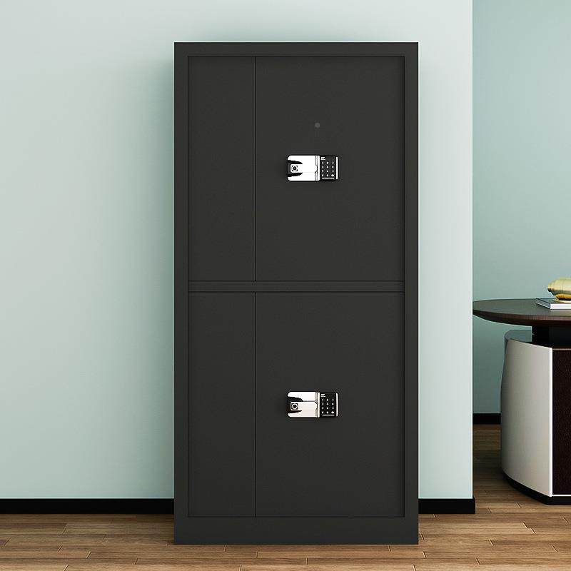 黑色电黑色单节子密柜办公室密码指文件柜料纹锁资档案柜加厚铁皮,商业/办公家具,办公储物柜,淘宝优惠券,粉丝福利购,淘宝优惠卷