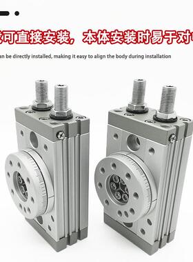 旋转气缸MSQAMSQB203A50A0A70A1100A0摆台齿轮齿770条式SAMC型