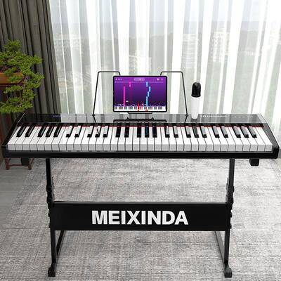 人歌款61键电子琴触面板电子钢摸琴儿童K成初学MXD-K618者便携式