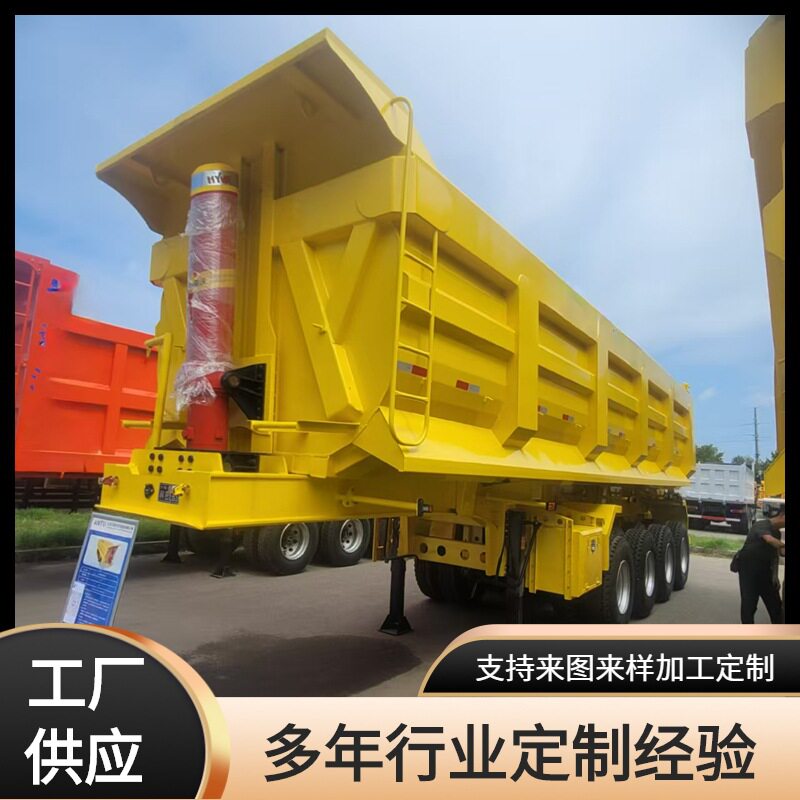 后翻自卸车出口气囊提升车桥