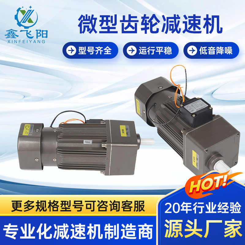 微型减速电机厂家6W-250W用在烧烤机上可调速正转反低速减速电机